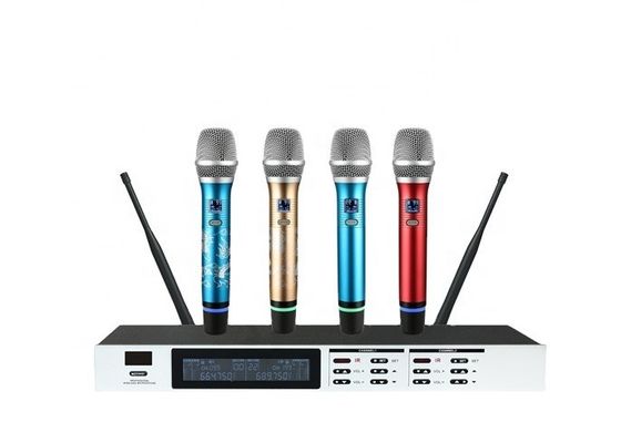 Silver Ktv Wireless Microphone System