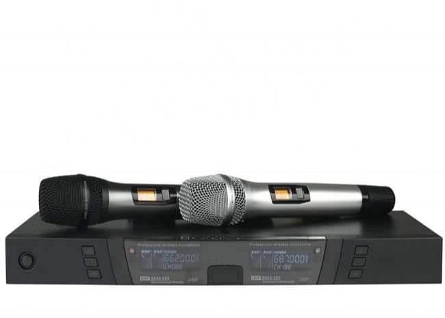 3.5kg Ktv Room Two 1.5VAA KTV Wireless Microphone System