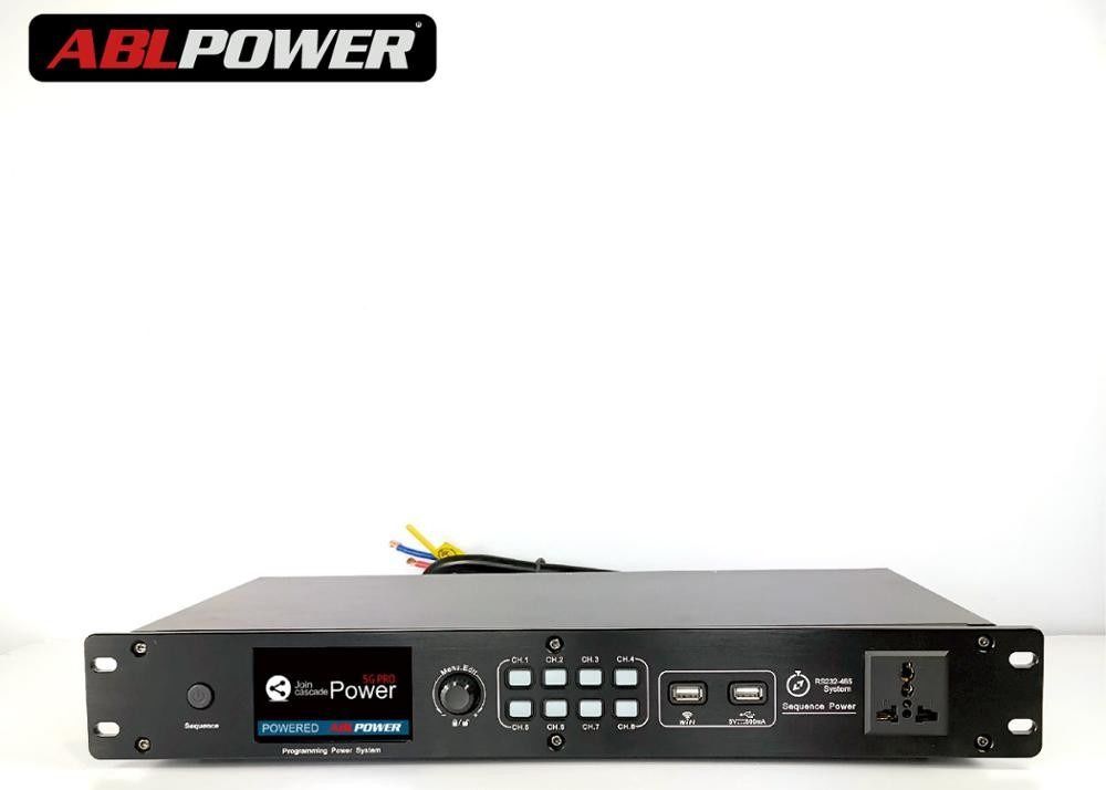audio system equipment power supply sequencer 8 channels